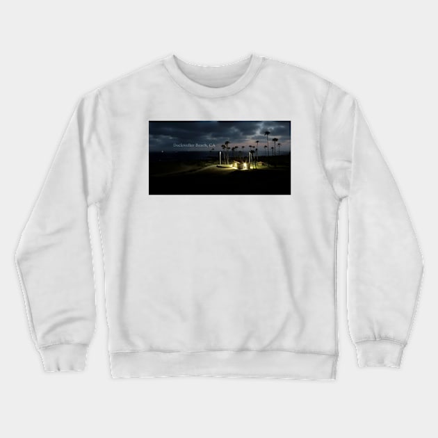 Dockweiler Beach, CA Crewneck Sweatshirt by supernova23